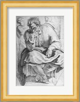 The Prophet Jeremiah, after Michangelo Buonarroti Fine Art Print