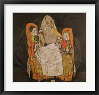 Mother with Two Children Fine Art Print