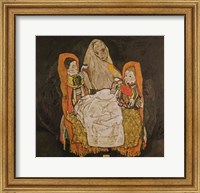 Mother with Two Children Fine Art Print