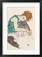 Seated Woman with Bent Knee, 1917 Fine Art Print