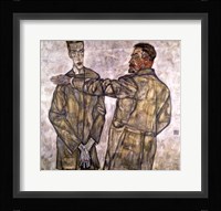 Double Portrait of Otto and Heinrich Benesch Fine Art Print