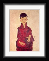 Portrait of Herbert Rainer aged about 6 years Fine Art Print