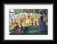 Sunday Afternoon on the Island of La Grande Jatte Framed Print