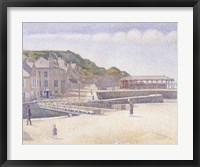 The Harbour and the Quays at Port-en-Bessin, 1888 Fine Art Print