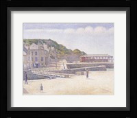 The Harbour and the Quays at Port-en-Bessin, 1888 Fine Art Print