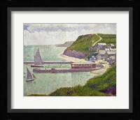 Harbour at Port-en-Bessin at High Tide, 1888 Fine Art Print