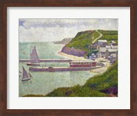 Harbour at Port-en-Bessin at High Tide, 1888 Fine Art Print