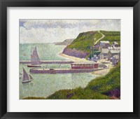 Harbour at Port-en-Bessin at High Tide, 1888 Fine Art Print