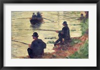 Anglers, Study for 'La Grande Jatte', 1883 Fine Art Print