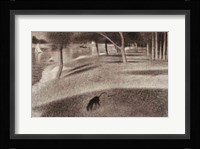 Study for Sunday Afternoon on the Island of La Grande Jatte (dog detail) Fine Art Print