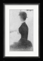 Study for Sunday Afternoon on the Island of La Grande Jatte (seated woman detail) Fine Art Print