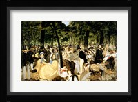 Music in the Tuileries Gardens, 1862 Fine Art Print