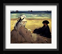 On the Beach, 1873 Fine Art Print