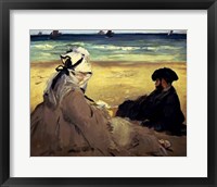 On the Beach, 1873 Fine Art Print