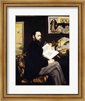 Portrait of Emile Zola Fine Art Print