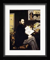 Portrait of Emile Zola Fine Art Print