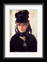 Berthe Morisot with a Bouquet of Violets, 1872 Fine Art Print