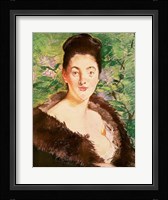 Woman in a fur coat Fine Art Print