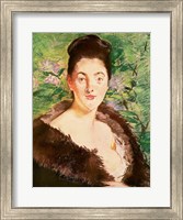 Woman in a fur coat Fine Art Print