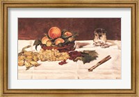 Still Life: Fruit on a Table, 1864 Fine Art Print