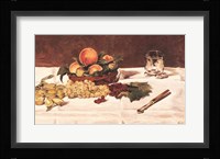 Still Life: Fruit on a Table, 1864 Fine Art Print
