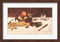 Still Life: Fruit on a Table, 1864 Fine Art Print