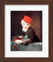 The Boy with the Cherries, 1859 Fine Art Print