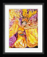 Feather Dancer Framed Print