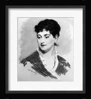 Portrait of Madame Emile Zola, 1874 Fine Art Print