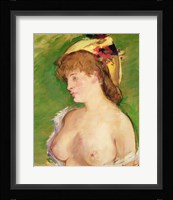 The Blonde with Bare Breasts, 1878 Fine Art Print
