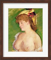 The Blonde with Bare Breasts, 1878 Fine Art Print