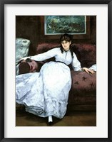 The Rest, portrait of Berthe Morisot Fine Art Print