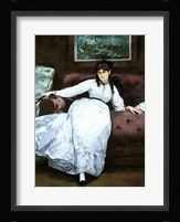 The Rest, portrait of Berthe Morisot Fine Art Print