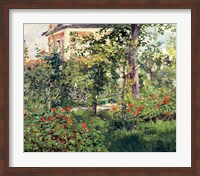 The Garden at Bellevue, 1880 Fine Art Print
