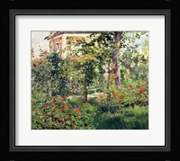 The Garden at Bellevue, 1880 Fine Art Print