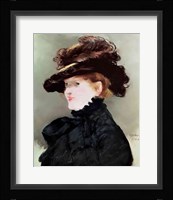 Portrait of Mery Laurent Fine Art Print