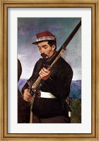 Non Commissoned Officer holding his Rifle Fine Art Print