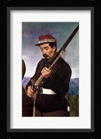 Non Commissoned Officer holding his Rifle Fine Art Print