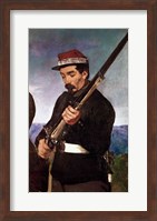 Non Commissoned Officer holding his Rifle Fine Art Print