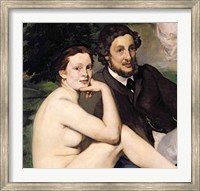 Dejeuner sur l'Herbe, 1863 (seated couple) Fine Art Print