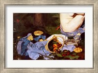 Dejeuner sur l'Herbe, 1863, (fruit basket detail) Fine Art Print