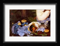 Dejeuner sur l'Herbe, 1863, (fruit basket detail) Fine Art Print