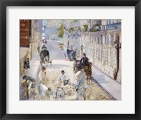 The Rue Mosnier with Workmen, 1878 Fine Art Print