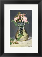 Moss Roses in a Vase, 1882 Fine Art Print