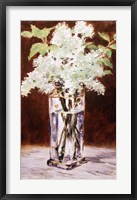 White Lilac in a Crystal Vase, 1882 Fine Art Print
