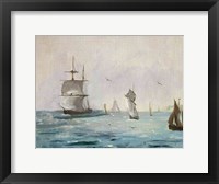 Fishing Boat Arriving, with the Wind Behind, 1864 Fine Art Print