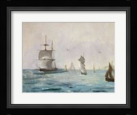 Fishing Boat Arriving, with the Wind Behind, 1864 Fine Art Print