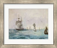 Fishing Boat Arriving, with the Wind Behind, 1864 Fine Art Print