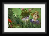 Child in the Flowers Fine Art Print