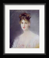 Portrait of a Young Woman with Blonde Hair and Blue Eyes, 1878 Fine Art Print